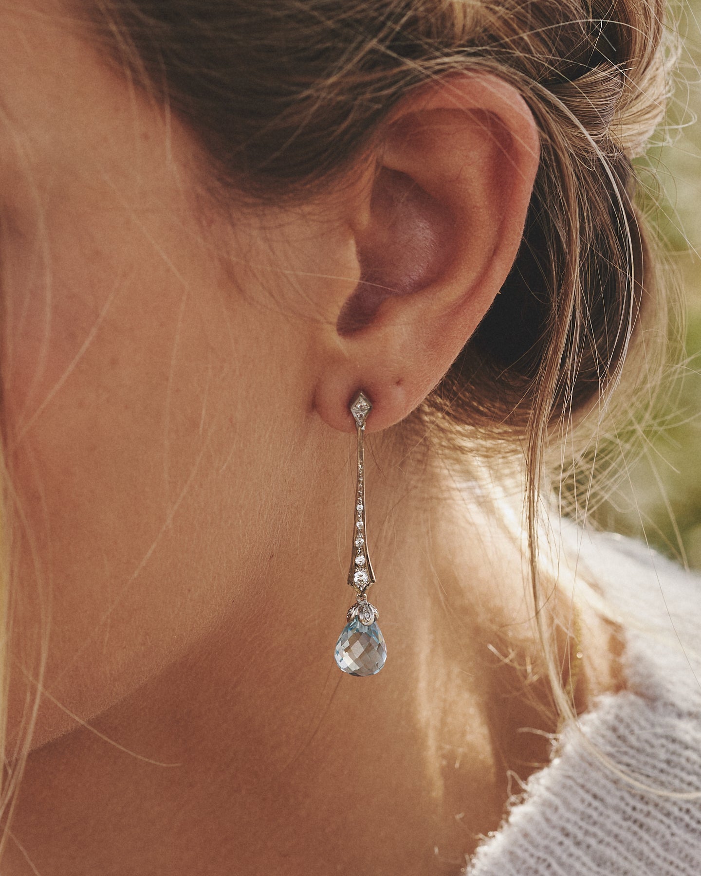 Pendientes oro 9k