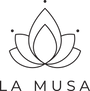 Logo de la musa, flor del lotto